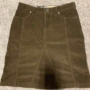 North Face corduroy skirt